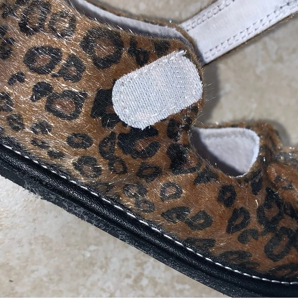 JACK and LILY MY SHOES faux fur Mary Jane dress shoes baby size 18-24 M 6 5